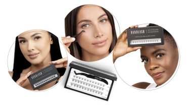 Előre ragasztott szempillák saját kezűleg nanolash